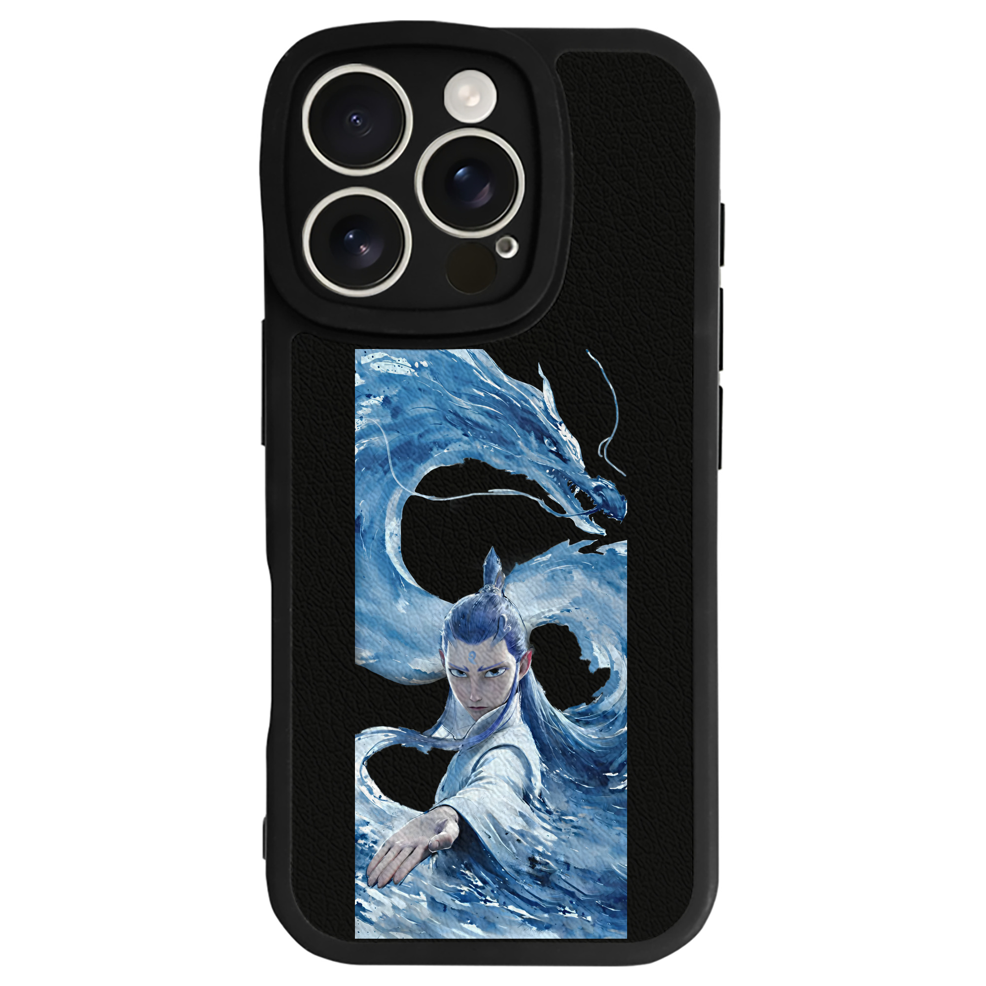 （画像用） Ne Zha 2 ナタ 魔童の大暴れ 【iPhone 16シリーズ対応】シリコンスマホケース（レザー調） 材質：シリコン